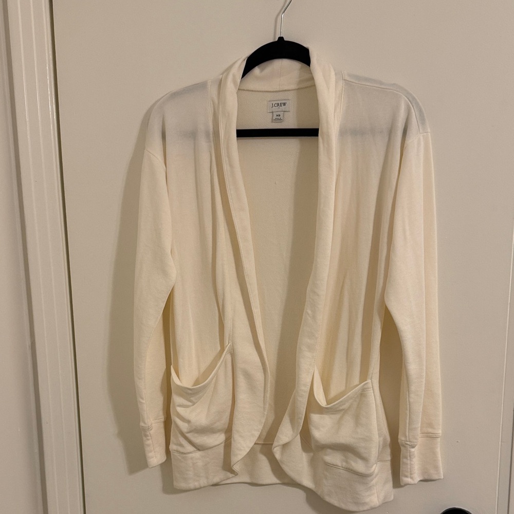 J. Crew Women's Soft Cream Cardigan